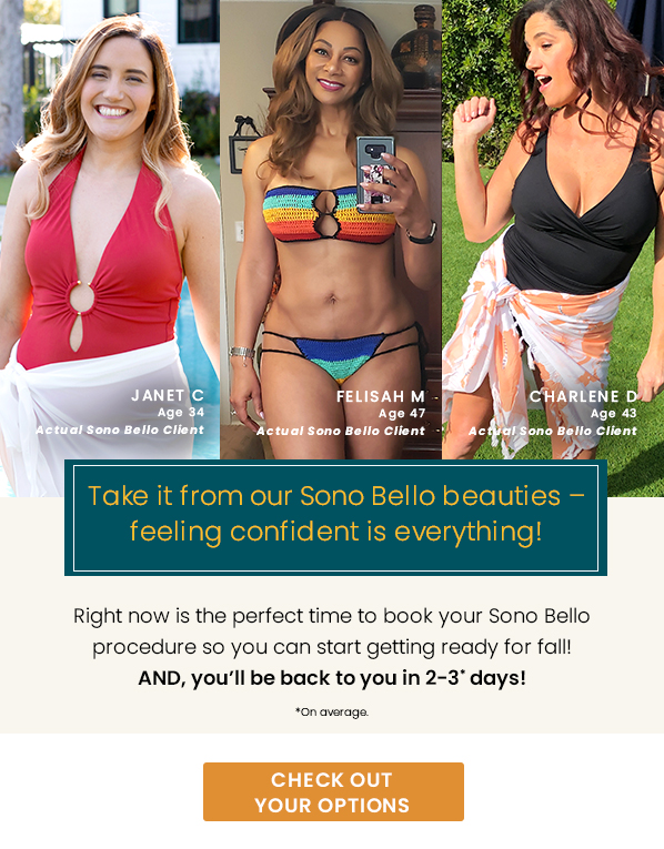 Sono Bello® - It's your life. Live it beautifully.® Remove fat permanently in just one visit!